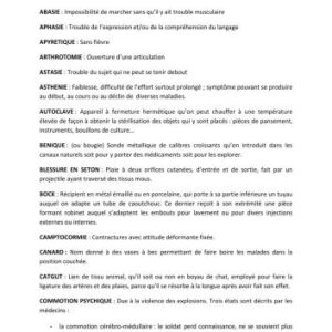 خرید و دانلود نسخه کامل کتاب Dictionnaire des termes médicaux de 1914-1918