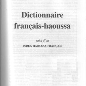 خرید و دانلود نسخه کامل کتاب Dictionnaire Français-Haoussa
