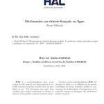 خرید و دانلود نسخه کامل کتاب Dictionnaire na-chinois-français en ligne