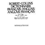 خرید و دانلود نسخه کامل کتاب Dictionnaire Robert-Collins Anglais-Francais