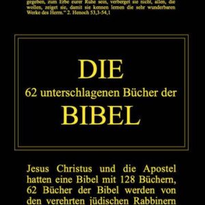 خرید و دانلود نسخه کامل کتاب Die 62 unterschlagenen Bücher der Bibel