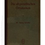خرید و دانلود نسخه کامل کتاب Die altpreußischen Ortsnamen