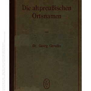 خرید و دانلود نسخه کامل کتاب Die altpreußischen Ortsnamen