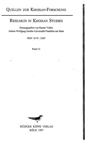 خرید و دانلود نسخه کامل کتاب Die Khoe-Sprachen: Ein Beitrag zur Erforschung der Sprachgeschichte Afrikas_68c4fcb293f00.jpeg خرید و دانلود نسخه کامل کتاب Die Khoe-Sprachen: Ein Beitrag zur Erforschung der Sprachgeschichte Afrikas