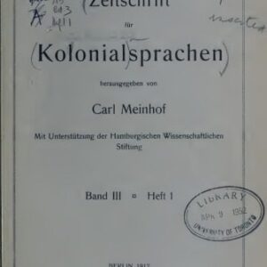 خرید و دانلود نسخه کامل کتاب Die Sprache der Baziba in Deutsch-Ostafrika