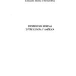 خرید و دانلود نسخه کامل کتاب Diferencias léxicas entre España y América