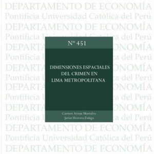 خرید و دانلود نسخه کامل کتاب Dimensiones espaciales del crimen en Lima Metropolitana