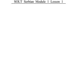 خرید و دانلود نسخه کامل کتاب DLI. Serbian basic courses. SOLT Instructor M1