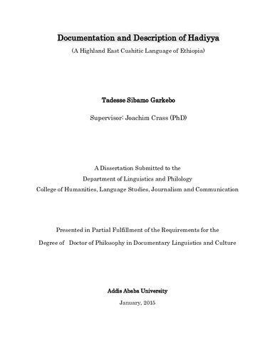 خرید و دانلود نسخه کامل کتاب Documentation and Description of Hadiyya (A Highland East Cushitic Language of Ethiopia)_68b703f7cd910.jpeg خرید و دانلود نسخه کامل کتاب Documentation and Description of Hadiyya (A Highland East Cushitic Language of Ethiopia)