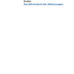 خرید و دانلود نسخه کامل کتاب Duden. Das Worterbuch der Abkurzungen: Rund 50 000 nationale und internationale Abkurzungen und Kurzworter mit ihren Bedeutungen