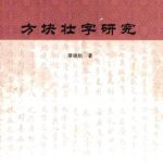 خرید و دانلود نسخه کامل کتاب 方块壮字研究