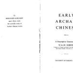 خرید و دانلود نسخه کامل کتاب Early Archaic Chinese