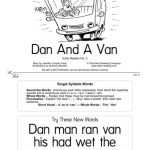 خرید و دانلود نسخه کامل کتاب Early Reading: No.2 Dan and a Van (Book)