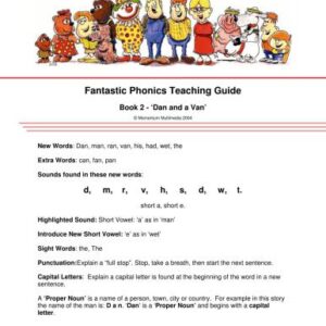 خرید و دانلود نسخه کامل کتاب Early Reading: No.2 Dan and a Van (Teacher’s Guide)