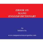 خرید و دانلود نسخه کامل کتاب Ebook on Slang English Dictionary