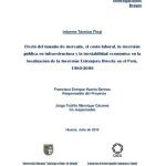 خرید و دانلود نسخه کامل کتاب Efecto del tamaño de mercado, el costo laboral, la inversión pública en infraestructura y la inestabilidad económica en la localización de la Inversión Extranjera Directa en el Perú, 1980-2008. Informe Técnico Final