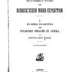 خرید و دانلود نسخه کامل کتاب Ein Beitrag zur Kenntniss der fulischen Sprache in Afrika