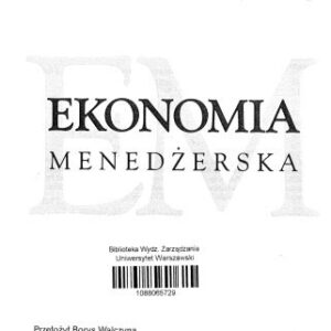 خرید و دانلود نسخه کامل کتاب Ekonomia menedżerska
