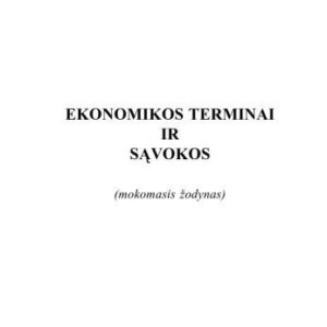 خرید و دانلود نسخه کامل کتاب Ekonomikos terminai ir sąvokos