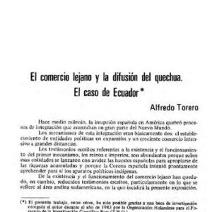 خرید و دانلود نسخه کامل کتاب El comercio lejano y la difusión del quechua. El caso del Ecuador