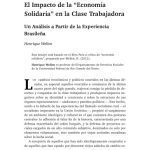 خرید و دانلود نسخه کامل کتاب El Impacto de la “Economía Solidaria” en la Classe Trabajadora: un análisis a partir de la experiencia brasileña