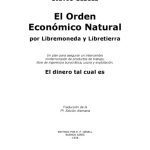 خرید و دانلود نسخه کامل کتاب El orden economico natural