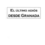 خرید و دانلود نسخه کامل کتاب El último adiós desde Granada (B1)