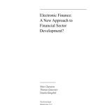 خرید و دانلود نسخه کامل کتاب Electronic Finance: A New Approach to Financial Sector Development (World Bank Discussion Paper)