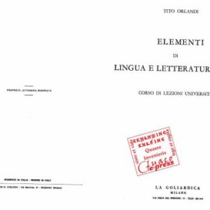 خرید و دانلود نسخه کامل کتاب Elementi di Lingua e Letteratura Copta