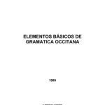 خرید و دانلود نسخه کامل کتاب Elementos Básicos de Gramatica Occitana