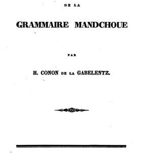 خرید و دانلود نسخه کامل کتاب Élements de la grammaire mandchoue