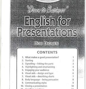 خرید و دانلود نسخه کامل کتاب English for presentations