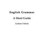 خرید و دانلود نسخه کامل کتاب English Grammar. A Short Guide