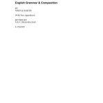 خرید و دانلود نسخه کامل کتاب English Grammar and Composition. New Edition