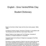 خرید و دانلود نسخه کامل کتاب English – Gros Ventre/White Clay Student Dictionary