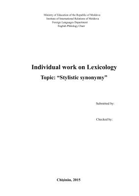 خرید و دانلود نسخه کامل کتاب English Lexicology: Stylistic synonymy_68bf4f3ce67ca.jpeg خرید و دانلود نسخه کامل کتاب English Lexicology: Stylistic synonymy