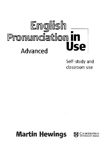 خرید و دانلود نسخه کامل کتاب English Pronunciation in Use Advanced Book with Answers, 5 Audio CDs and CD-ROM_68c3f1d0f17e1.jpeg خرید و دانلود نسخه کامل کتاب English Pronunciation in Use Advanced Book with Answers, 5 Audio CDs and CD-ROM