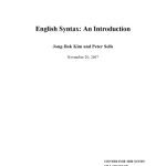 خرید و دانلود نسخه کامل کتاب English syntax : an introduction
