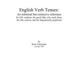 خرید و دانلود نسخه کامل کتاب English Verb Tenses: An informal but extensive reference for ESL students, the good folks who teach them, the idly curious, and the linguistically perplexed
