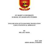 خرید و دانلود نسخه کامل کتاب English-Wolaytta machine translation system using statistical approach