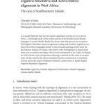 خرید و دانلود نسخه کامل کتاب Ergative/Absolutive and Active/Stative alignment in West Africa: The case of Southwestern Mande