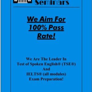 خرید و دانلود نسخه کامل کتاب ESL Seminars – We aim for 100% Pass Rate!