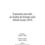 خرید و دانلود نسخه کامل کتاب Esperanto­ movado en landoj de Eŭropa unio ĉirkaŭ la jaro 2010