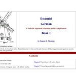 خرید و دانلود نسخه کامل کتاب Essential German. A No-Frills Approach to Reading and Writing German
