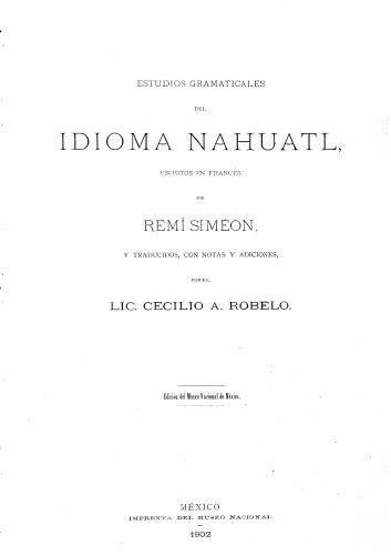 خرید و دانلود نسخه کامل کتاب Estudios gramaticales del idioma nahuatl_68b9aecfc04d4.jpeg خرید و دانلود نسخه کامل کتاب Estudios gramaticales del idioma nahuatl
