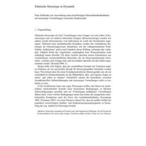 خرید و دانلود نسخه کامل کتاب Ethnische Stereotype in Dynamik