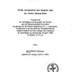 خرید و دانلود نسخه کامل کتاب Etude comparative des langues ngiri de l’entre Ubangi-Zaïre