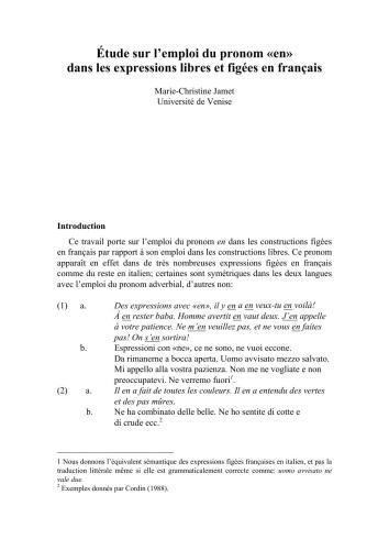 خرید و دانلود نسخه کامل کتاب Étude sur l’emploi du pronom en dans les expressions libres et figées en français_68c4429107442.jpeg خرید و دانلود نسخه کامل کتاب Étude sur l’emploi du pronom en dans les expressions libres et figées en français