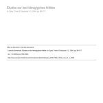 خرید و دانلود نسخه کامل کتاب Études sur les hiéroglyphes hittites