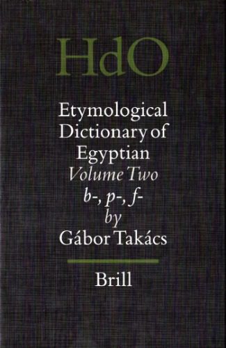 خرید و دانلود نسخه کامل کتاب Etymological Dictionary of Egyptian. Volume Two: b-, p-, f-_68c5145f56983.jpeg خرید و دانلود نسخه کامل کتاب Etymological Dictionary of Egyptian. Volume Two: b-, p-, f-